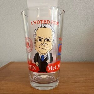 Flying Saucer Pint Glass - McCain 2008
